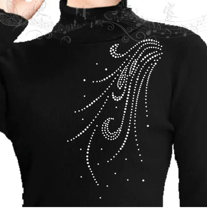 ラインストーンシートを使用したデコレーション例