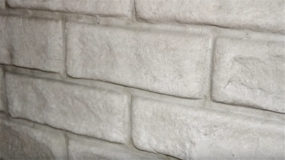 白いレンガ模様の仕上がり例