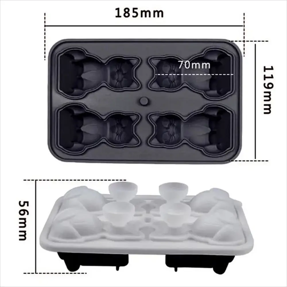 製氷トレーの寸法図