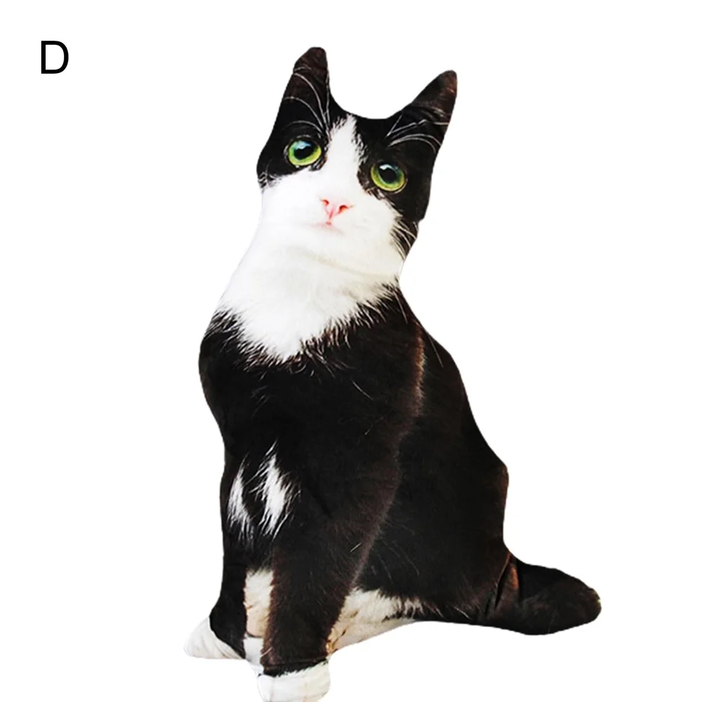 Dタイプ 黒白猫(ハチワレ)座りポーズ