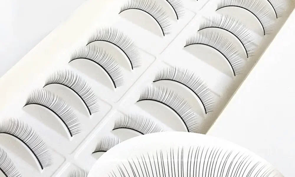 【箱潰れ特価・699円】プロ仕様つけまつげ10ペアセット｜まつげエクステ練習・セルフ用フラットマットラッシュ