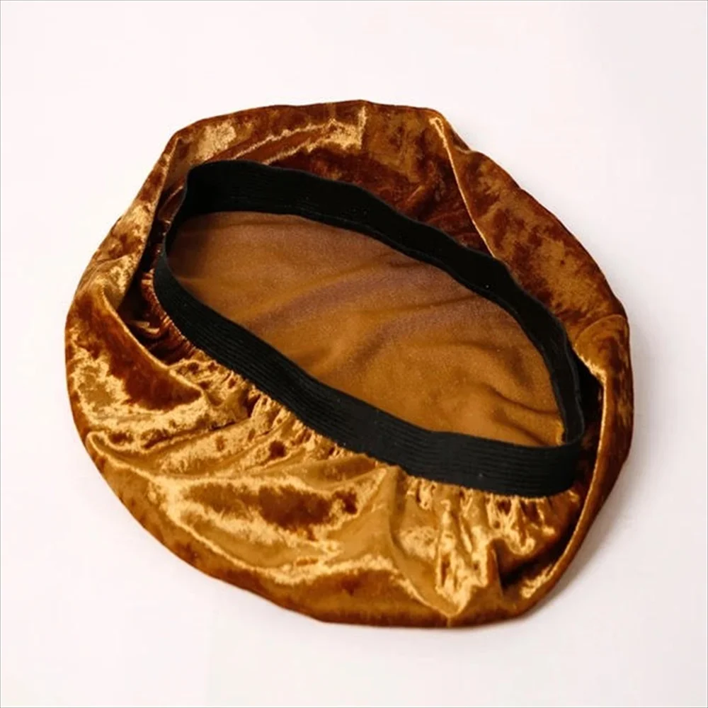 ベロア丸椅子カバー 裏面ゴムバンド構造