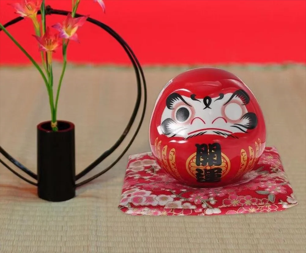 開運だるまの置物 全体像 和風インテリア