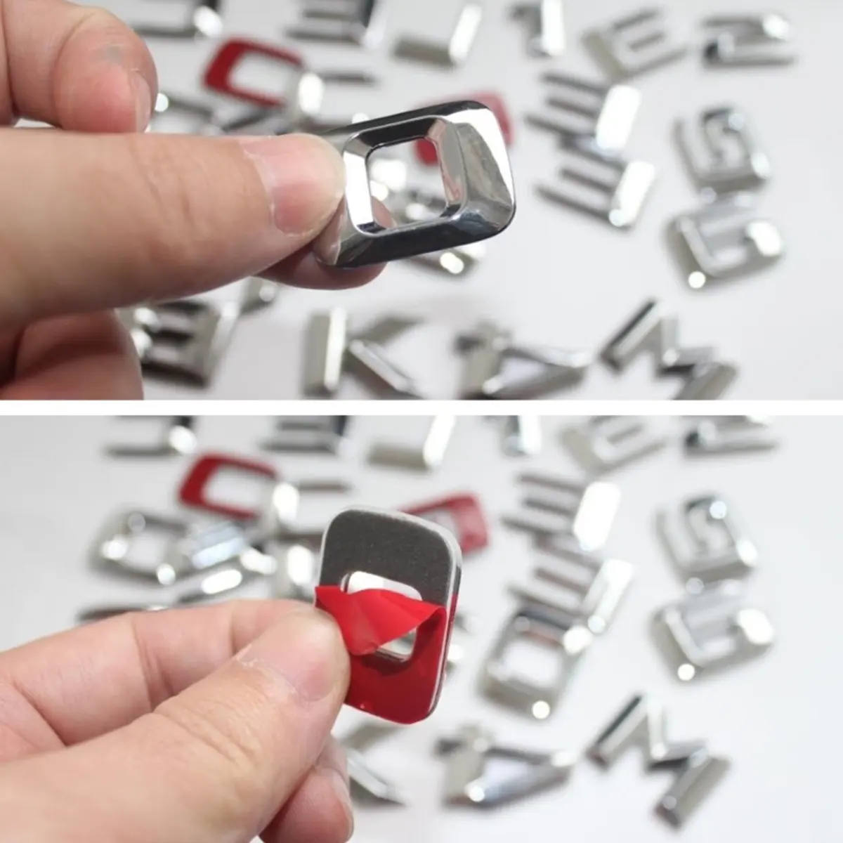 エンブレム 裏面 両面テープ付き