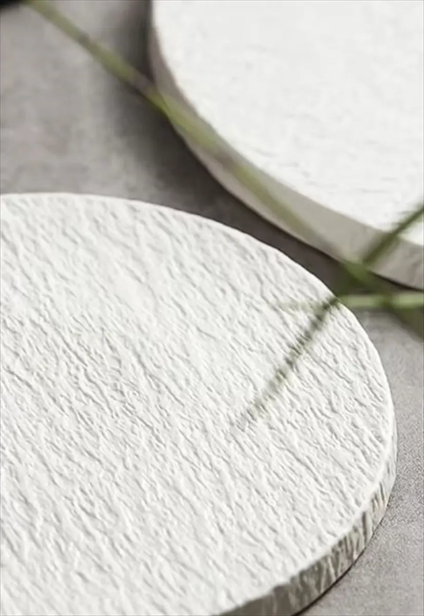 石目調プレート ホワイト クローズアップ