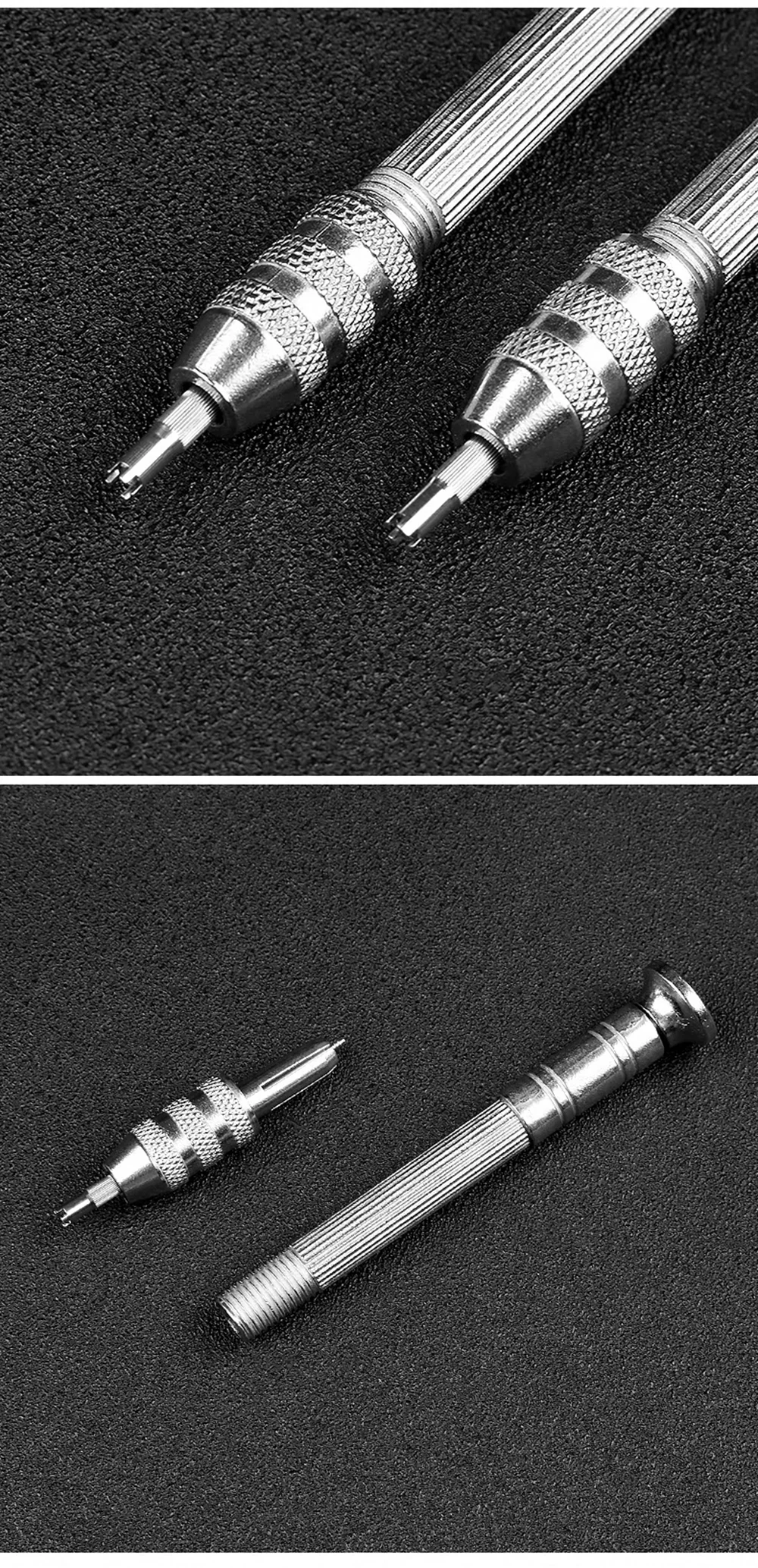 スプラインスクリュードライバーのチップ部分 拡大