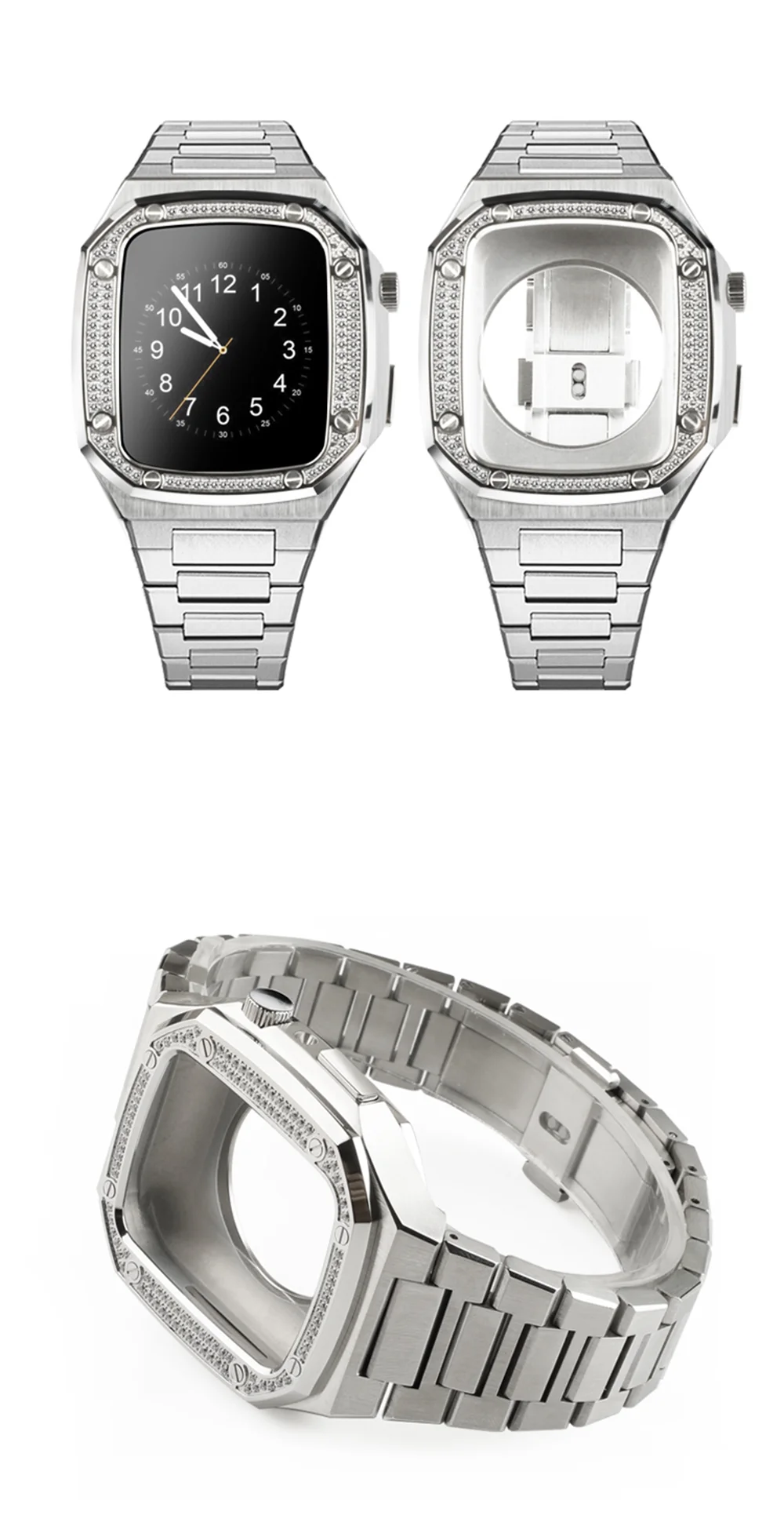 Apple Watch カスタムケース 正面・内側・側面