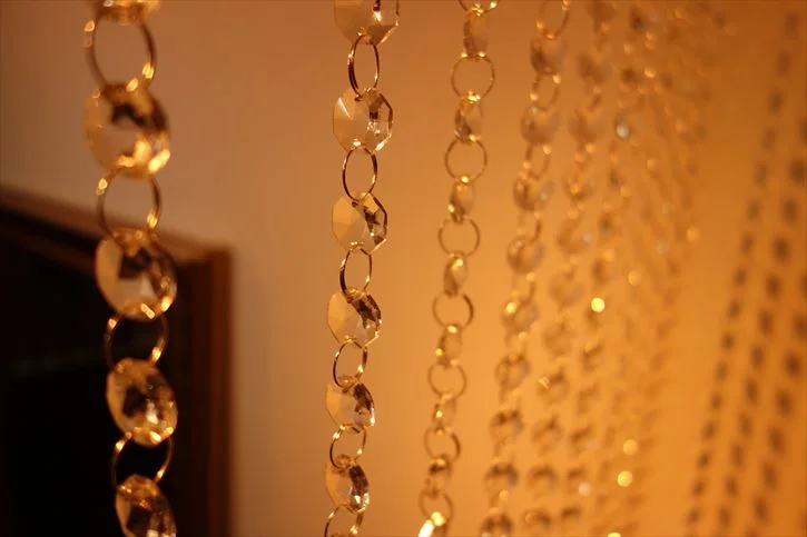 クリスタルチェーン 照明との組み合わせ