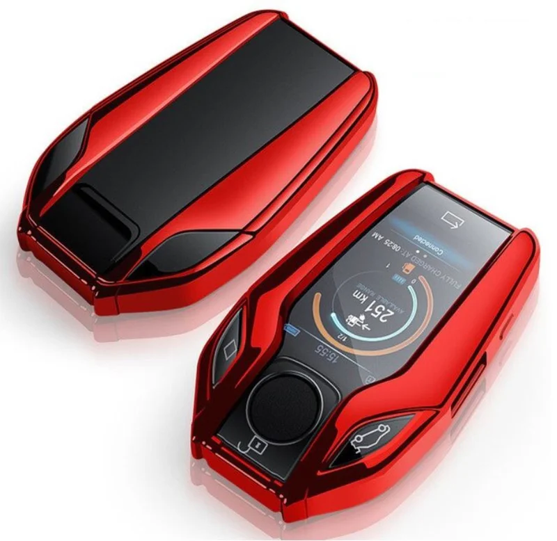 BMW キーカバー レッド 全面保護