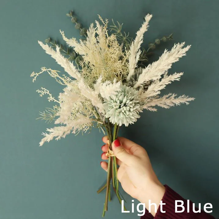 Peach Pinkカラーの造花ブーケ