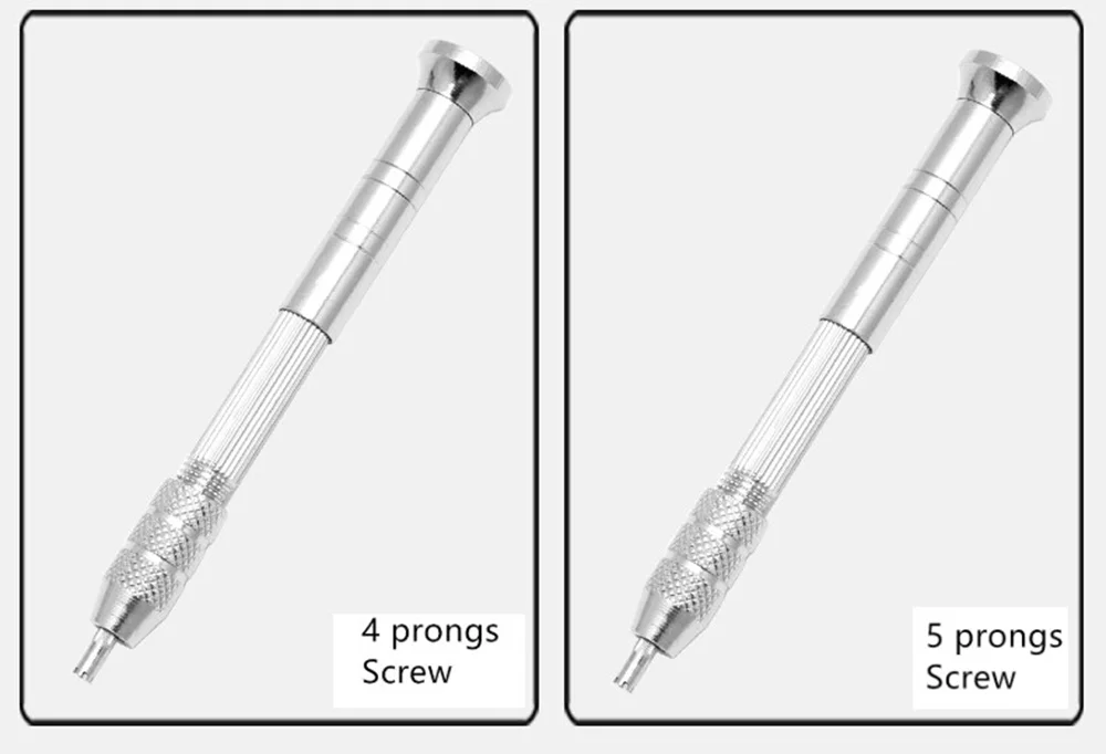 4プロングスクリューと5プロングスクリューの比較