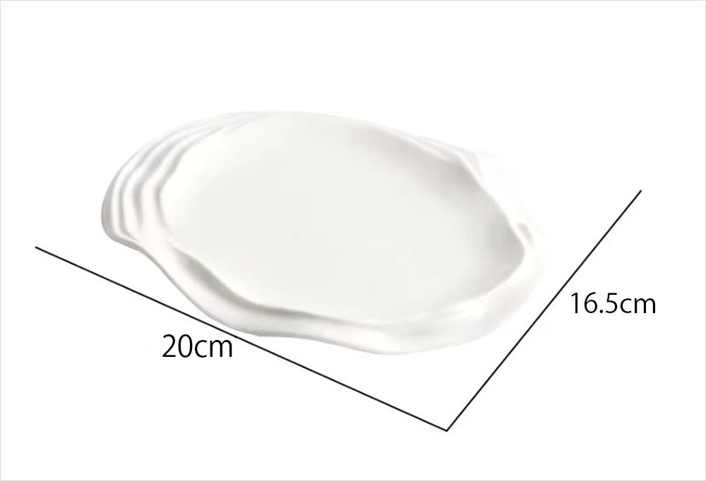 波型プレート フチのディテール