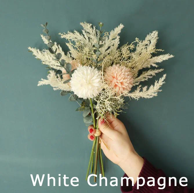 Light Blueカラーの造花ブーケ