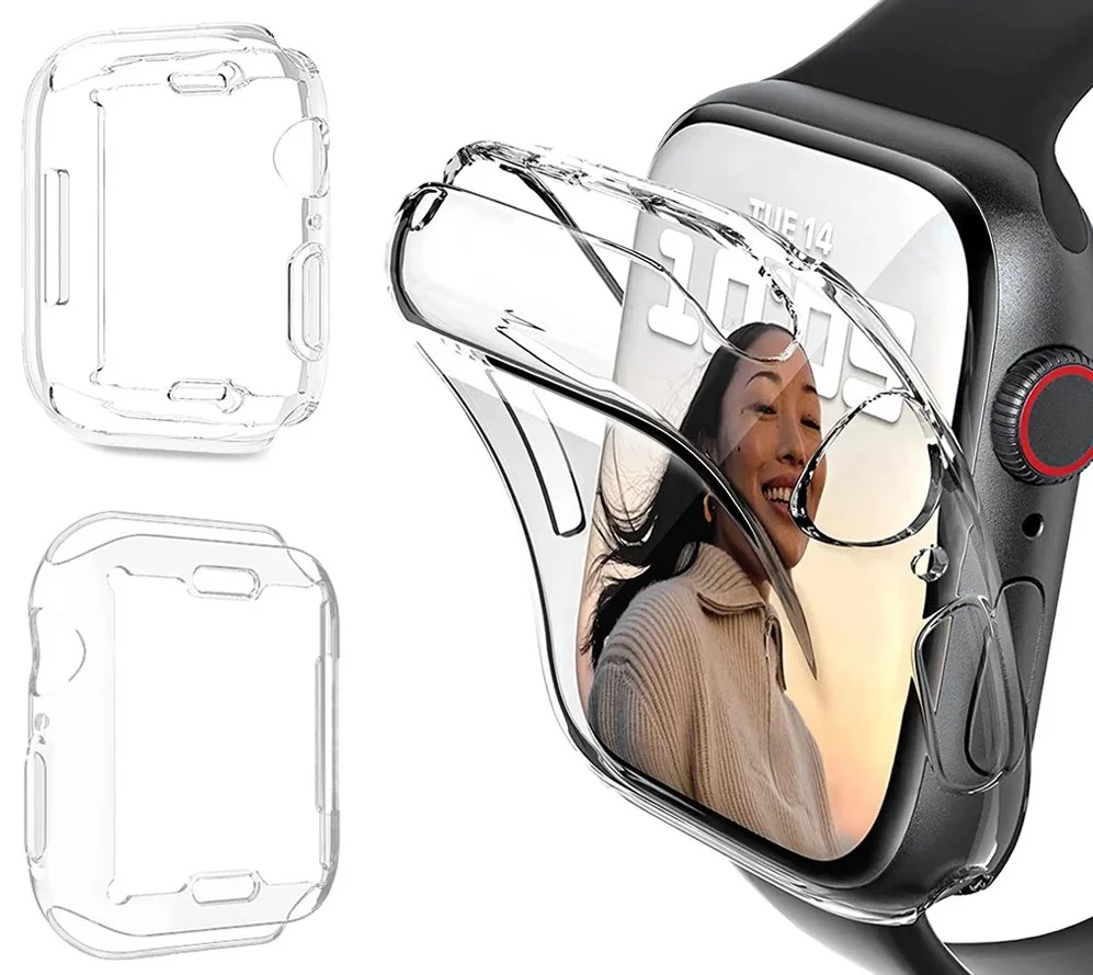 クリアTPUケースの装着イメージ