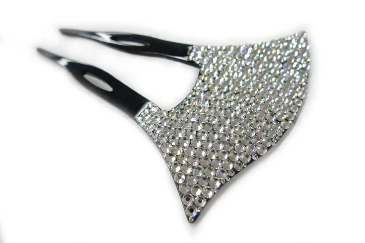 ラインストーンバチ型かんざし 正面