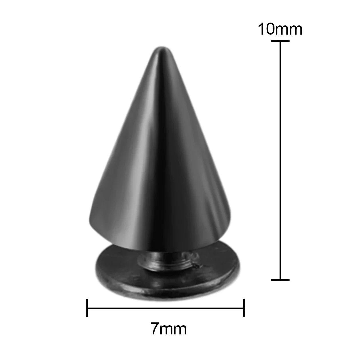 スパイクスタッズ ブラックシルバー まとめ買い 100個