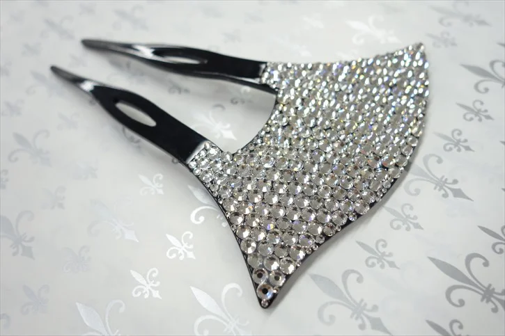 バチ型かんざし 角度1