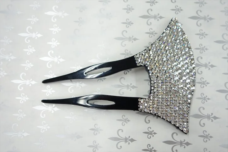 バチ型かんざし 角度2