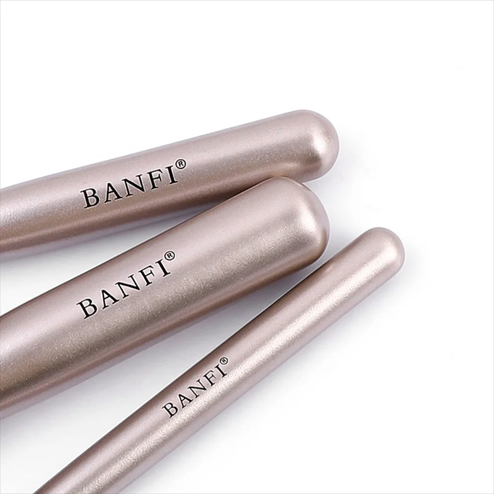 BANFIブラシ ハンドルのロゴクローズアップ