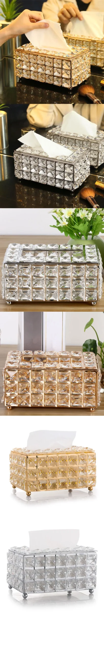 クリスタルティッシュケース カラーバリエーション一覧