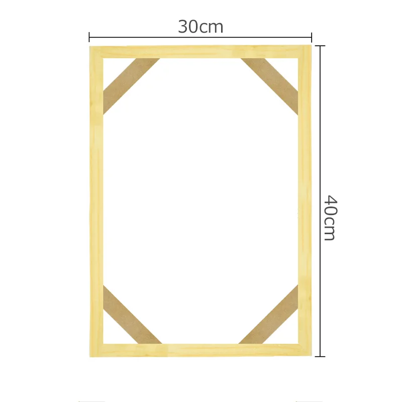 木枠の寸法図 30×40cm