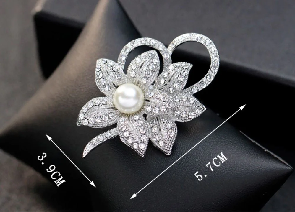 フラワーブローチ サイズ表記