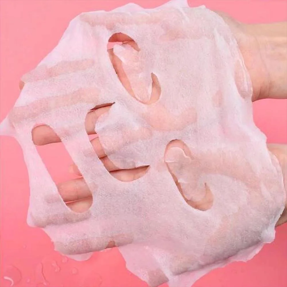 展開したフェイスマスク