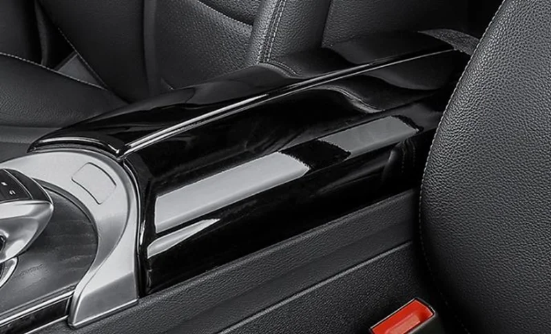 カーボン柄アームレストカバー 全体ビュー