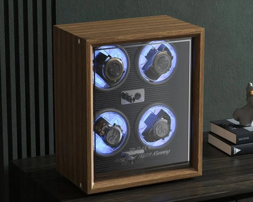 2本収納タイプ内部構造・時計セット状態