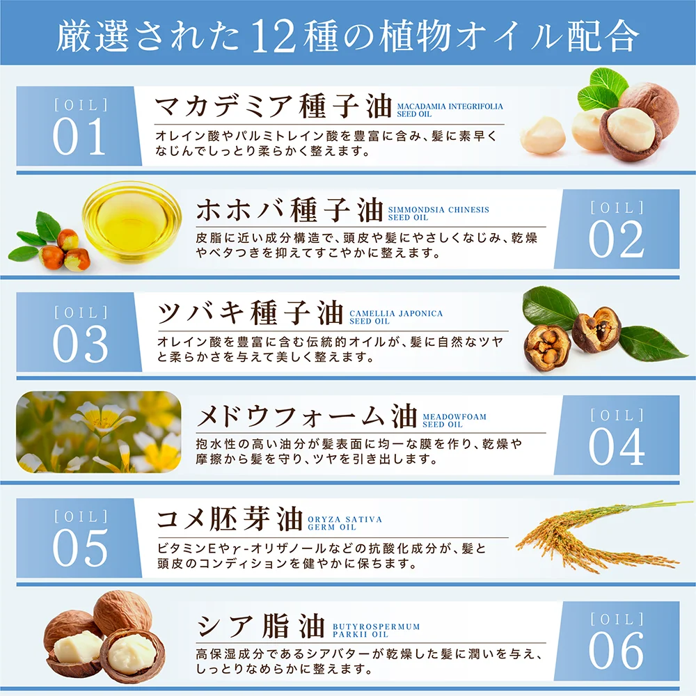 厳選植物オイル01〜06