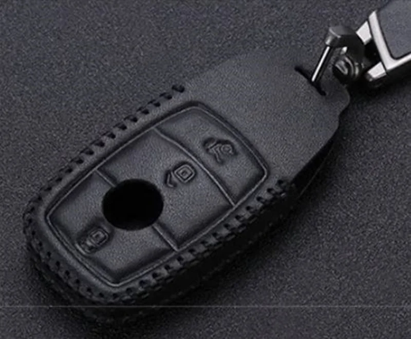 ブラックB レザーキーケース 正面