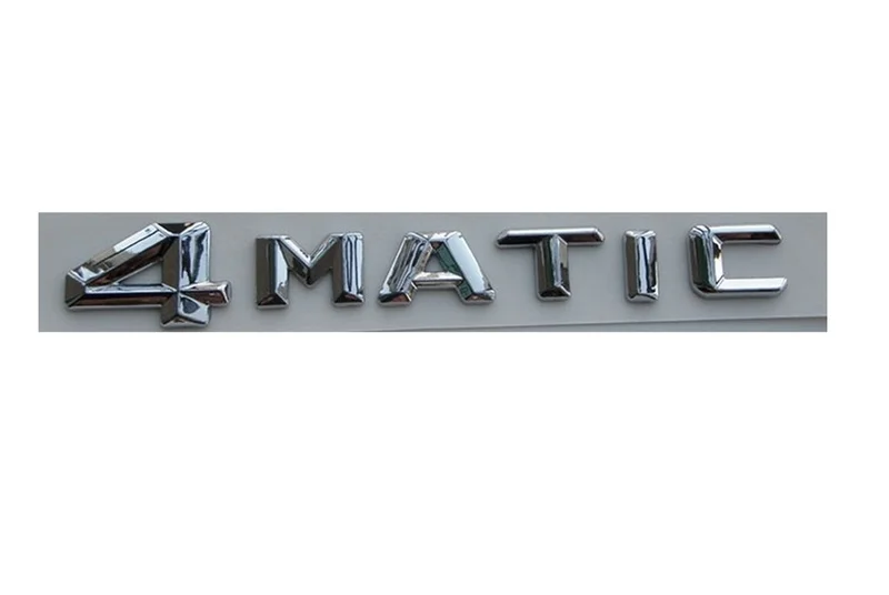 メルセデス・ベンツ Sクラス用 4MATIC クロームエンブレムレター