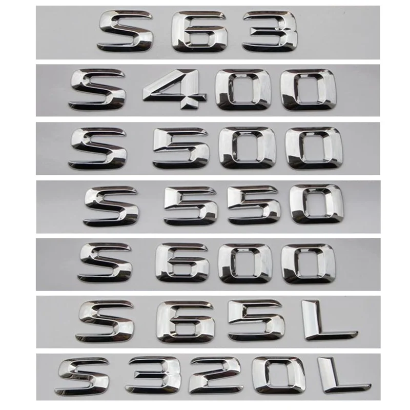 S63 S400 S500 S550 S600 S65L S320L エンブレムラインナップ