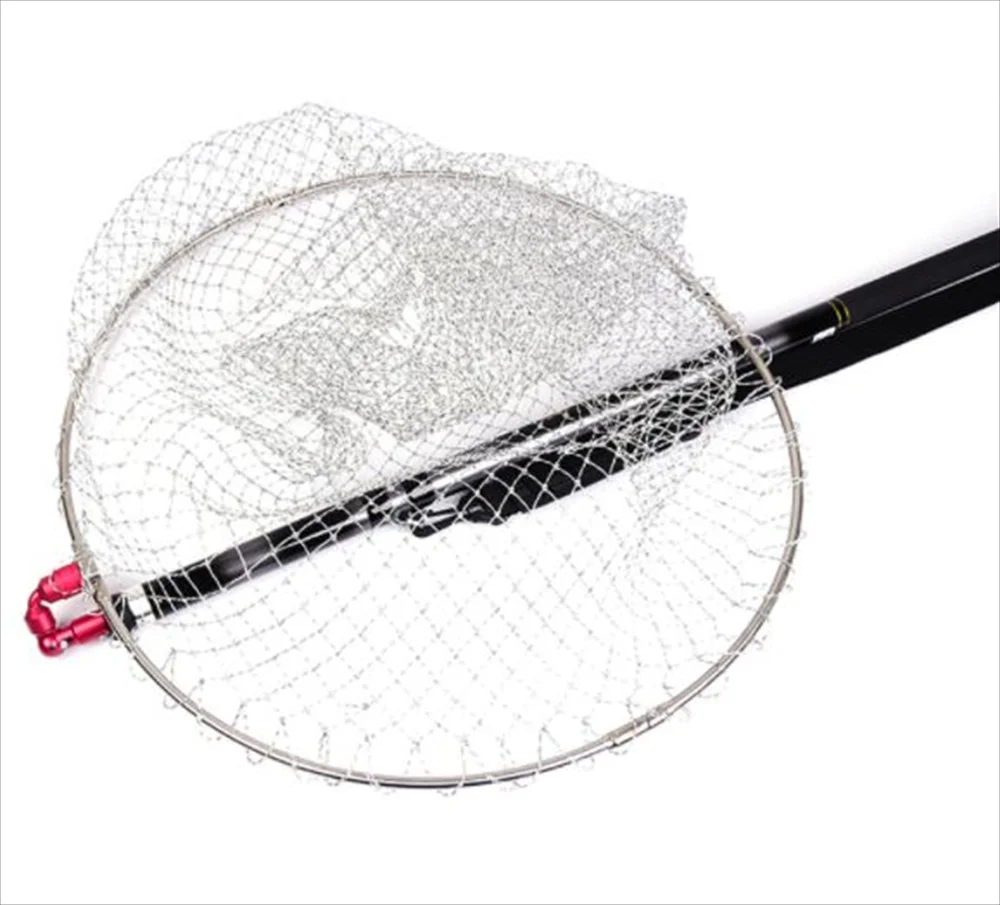 タモジョイント 装着してランディングネット全体像