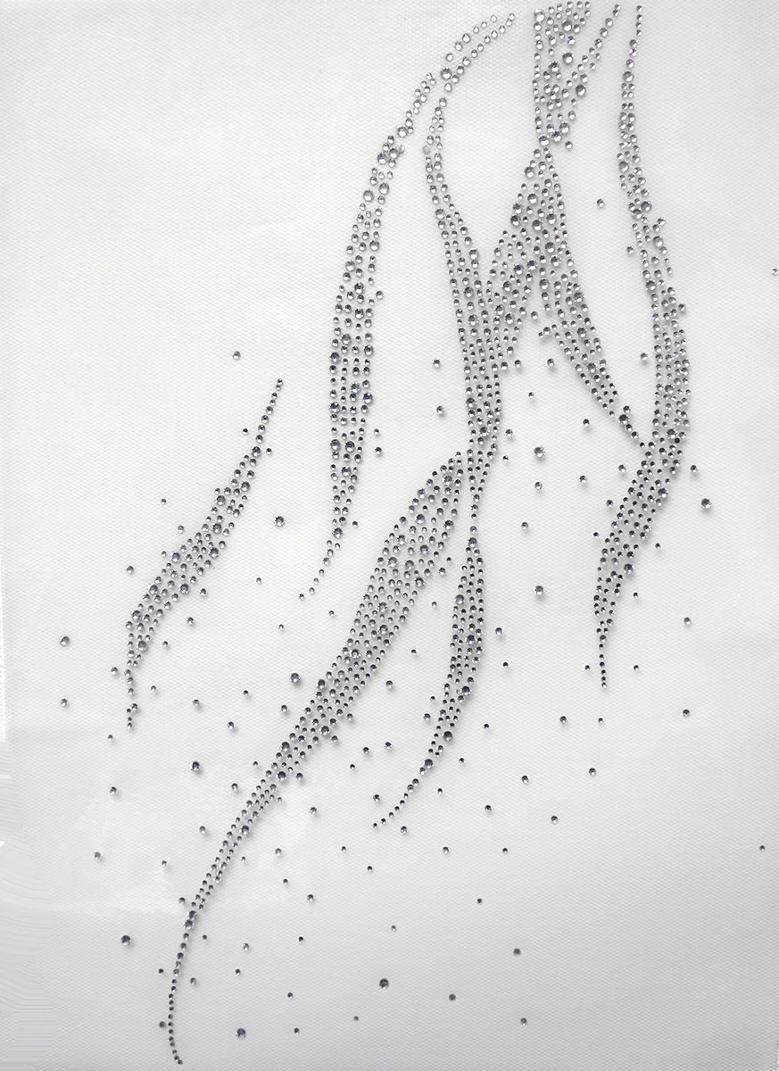 ホットフィックス ラインストーンシート 特大サイズ