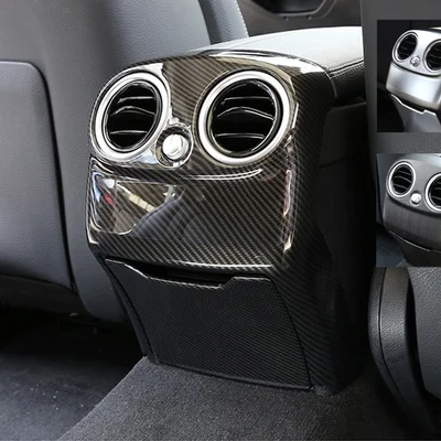 メルセデスベンツ Cクラス W205 / GLC X253 対応 リアコンソール エアコン送風口カバー 3色展開（非純正・社外品）