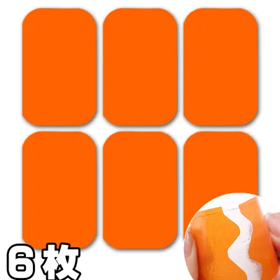 シックスパッド対応 互換ジェルシート6枚セット｜高電導・日本製ジェルで快適なEMSトレーニングを