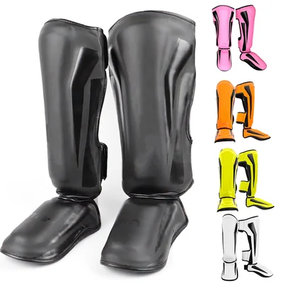 キックボクシング・格闘技用レガース すね当てプロテクター｜MMA・スパーリング対応 大人から子供まで使える防具