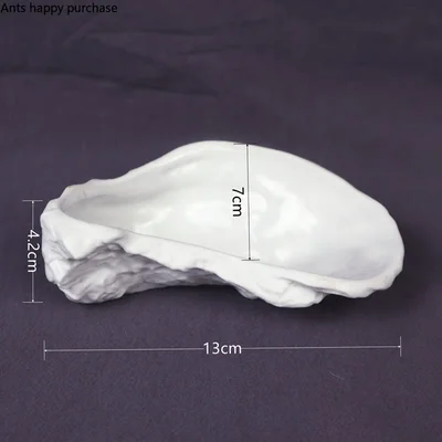 牡蠣型小皿 業務用セラミック食器 フレンチ・割烹・寿司に おしゃれなかきがら皿