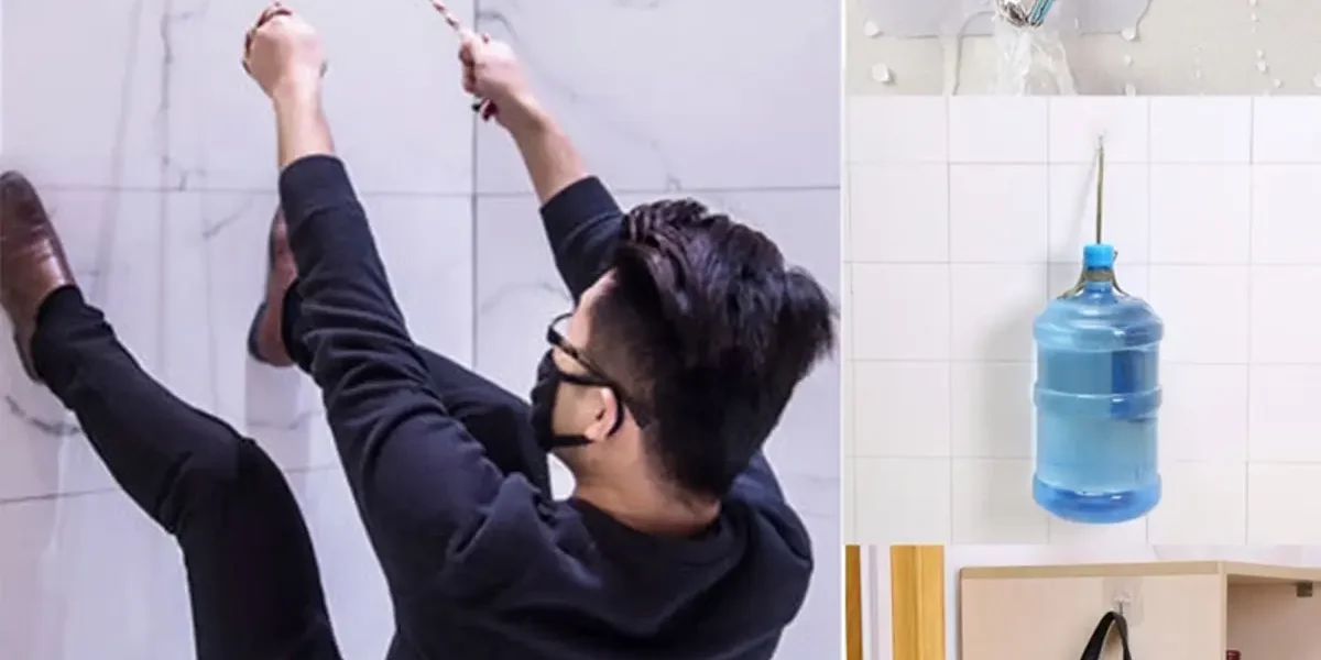 壁を傷つけない透明粘着フック6個セット｜防水・強力粘着でキッチン・浴室・玄関の収納整理におすすめの壁掛けフック【送料無料499円】