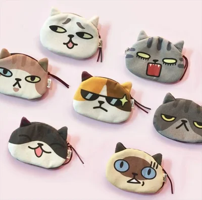 猫顔ポーチが可愛すぎる！wo²のキャラクターコインポーチ全7種類を徹底レビュー｜プレゼントにも最適なネコグッズ