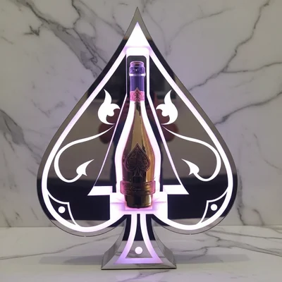 アルマンド対応 LED光るボトルホルダー｜クラブ・ホスト・キャバクラのシャンパン演出