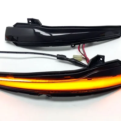 ベンツ ドアミラー 流れるLEDウインカー 社外品 左右セット CクラスSクラス対応