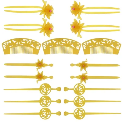 17個セット かんざし｜成人式・着物・浴衣・振袖の和装髪飾りセット