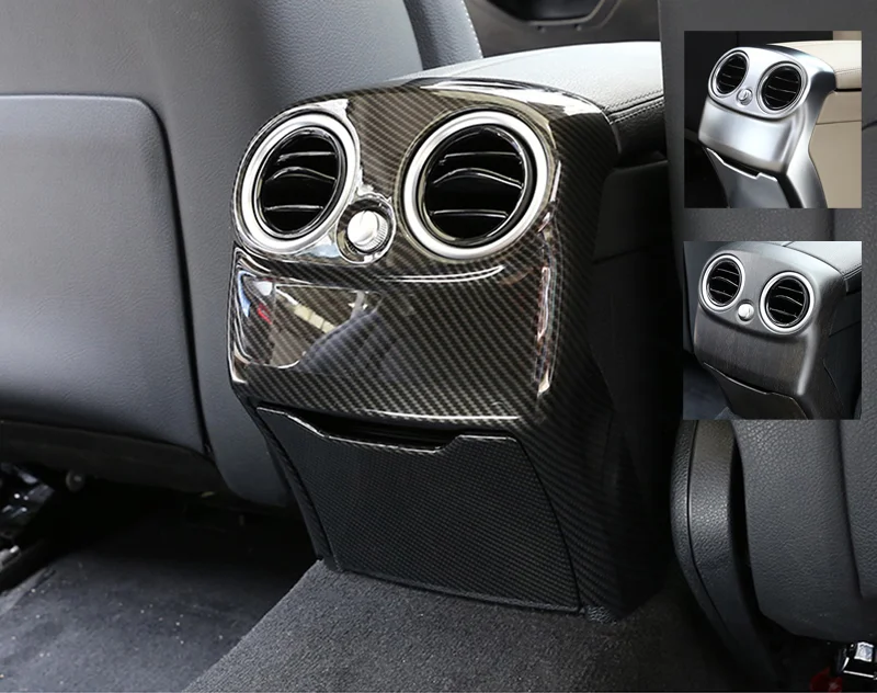 ベンツ W205 リアコンソールカバー 装着イメージ