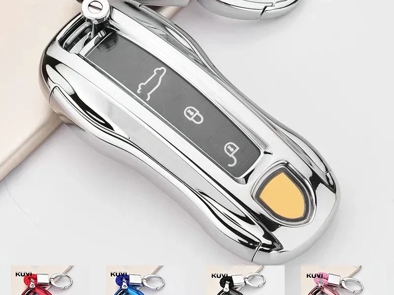 ポルシェ キーケース TPU+PC｜カイエン・マカン・パナメーラ・911対応 全5色