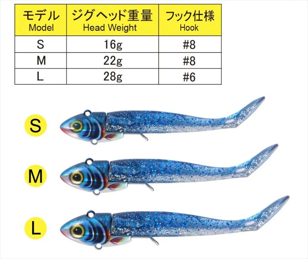 ジグヘッド サイズ展開 釣り具