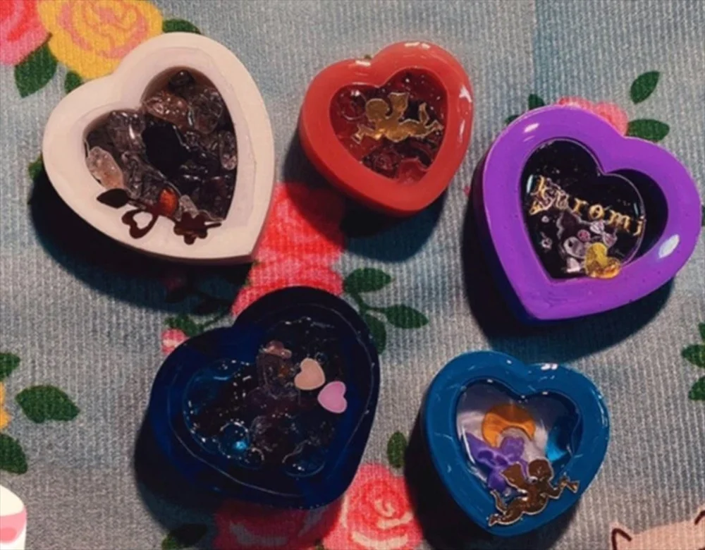 シリコンモールド ハート 石鹸 アロマ DIY