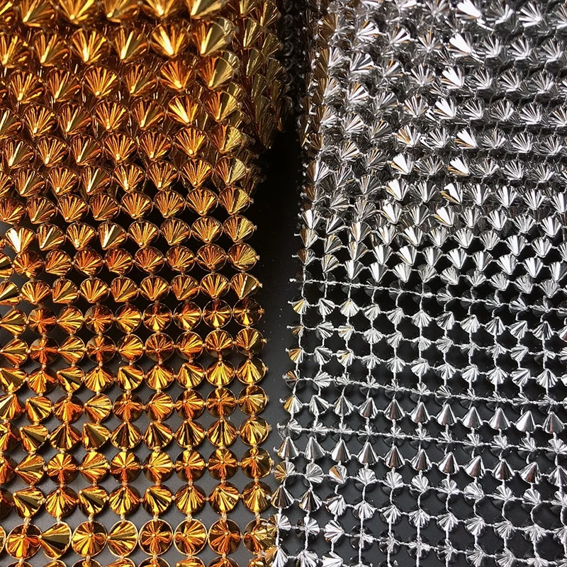 スタッズ 円すいベルトテープ 90cm ゴールド シルバー