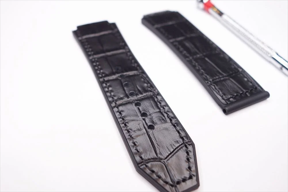 ウブロ互換 クロコレザーベルト Big Bang 44mm 非純正